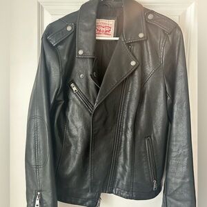 Levi's Vintage Black Leather Jacket